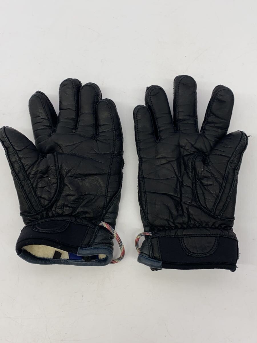 【中古】HESTRA◆レザーグロ^-ブ/BLK【スポーツ】