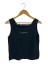 【中古】BURBERRY LONDON◆キャミソール・タンクトップ/5/コットン/ブラック/BURBERRY刺繍/FAG08-192-09【レディースウェア】(4)