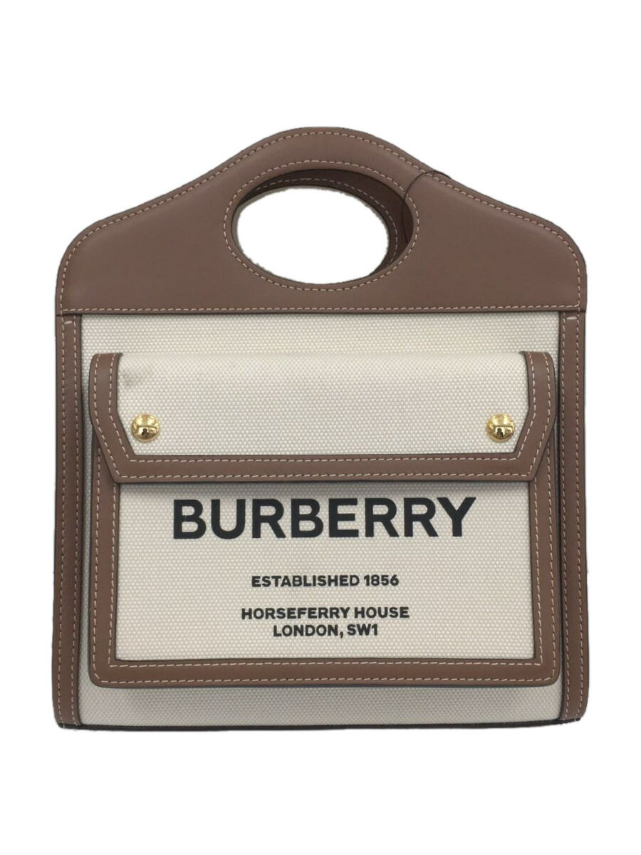 【中古】BURBERRY◆Mini Pocket Bag//BMPLIW1302/ハンドバッグ/トートバッグ/ショルダー欠品【バッグ】