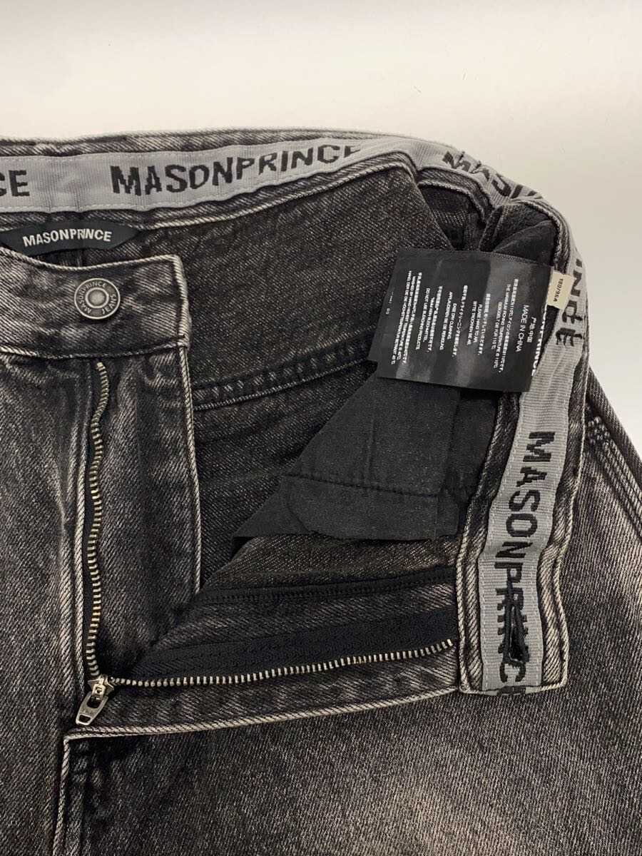 2nd STREET 楽天市場店の【中古】MAISONPRINCE◆サイドベルトワイドフレアデニムパンツ/ボトム/3/デニム/BLK/NZK6174【メンズウェア】｜アングル3