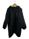 【中古】adidas◆90s/ベンチコート/スポーツウェアー/L/BLK【スポーツ】