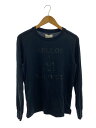 【中古】TAKAHIROMIYASHITA TheSoloist.◆長袖Tシャツ/46/コットン/ブラック/0010aAW18【メンズウェア】