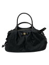 【中古】kate spade new york◆トートバッグ/ナイロン/BLK/無地【バッグ】