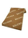 【中古】BALENCIAGA◆マフラー/ウール/BEG/無地/メンズ/673133 420B8【服飾雑貨他】