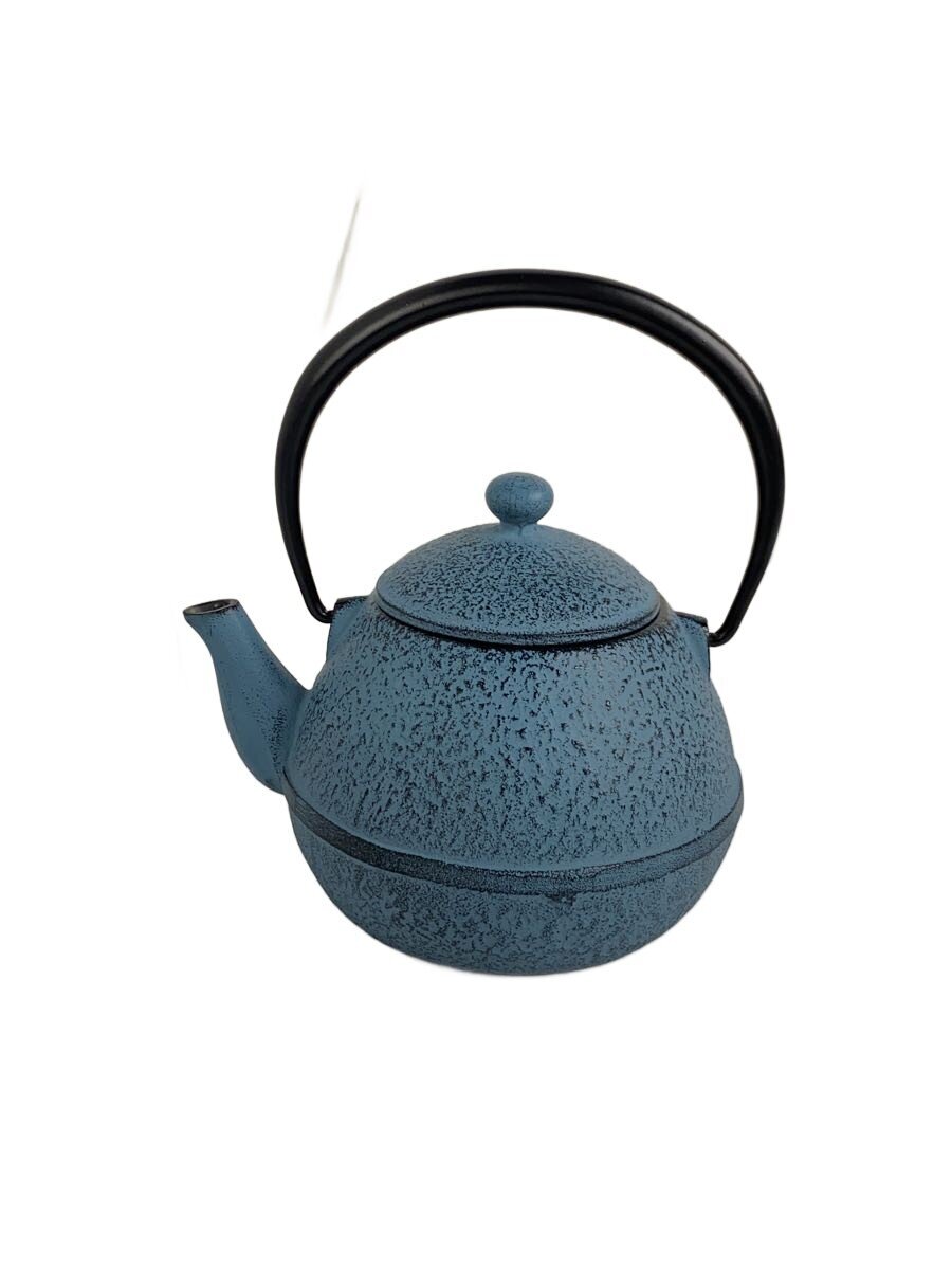 【中古】南部鉄器◆急須/55ml/ブルー【キッチン用品】