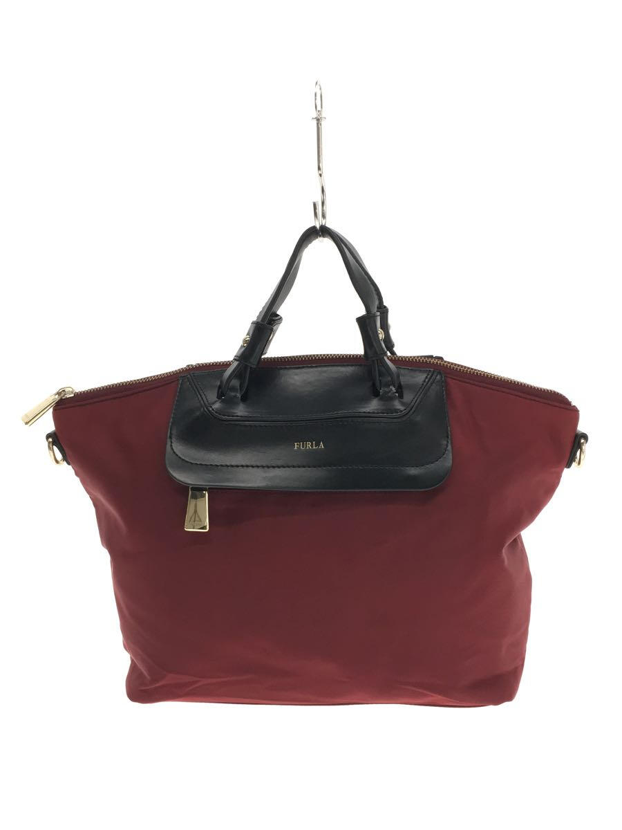 【中古】FURLA◆ハンドバッグ/--/BRD【バッグ】