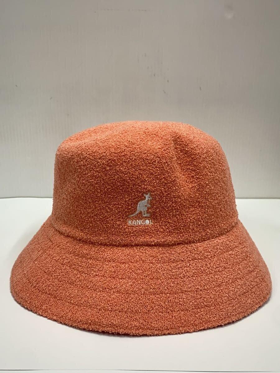 【中古】KANGOL◆バケットハット/FREE/アクリル/PNK/無地/レディース/K3050ST【服飾雑貨他】
