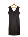 【中古】UNITED ARROWS green label relaxing◆CF Vネックラップジャンパースカート/--/ポリエステル/BLK/3626-699-1962//【レディースウェア】