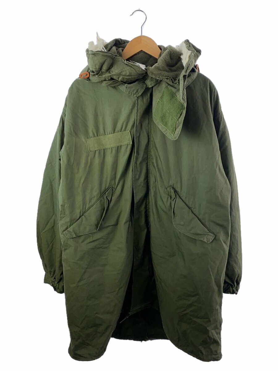 【中古】US.ARMY◆モッズコート/M/コットン/KHK//【メンズウェア】