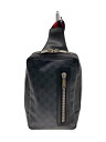 【中古】GUCCI◆ウエストバッグ/--/GRY/総柄/473325【バッグ】