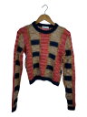 【中古】JW ANDERSON(J.W.ANDERSON)◆背タグ取れかけ/ニット・セーター(厚手)/S/モヘア/RED【レディースウェア】