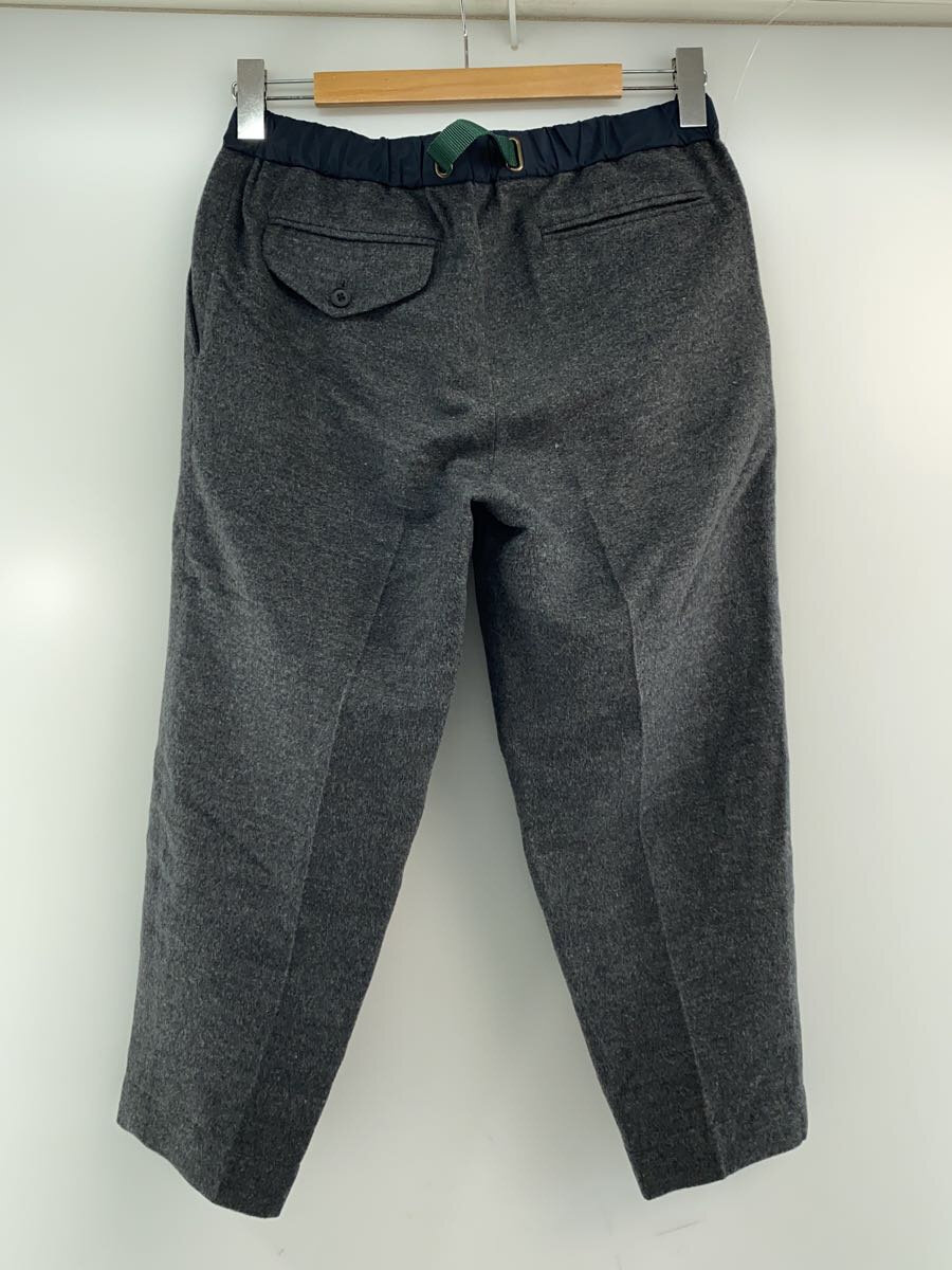【中古】kolor / BEACON◆ストレートパンツ/2/ウール/GRY/18WBM-P14153S//【メンズウェア】