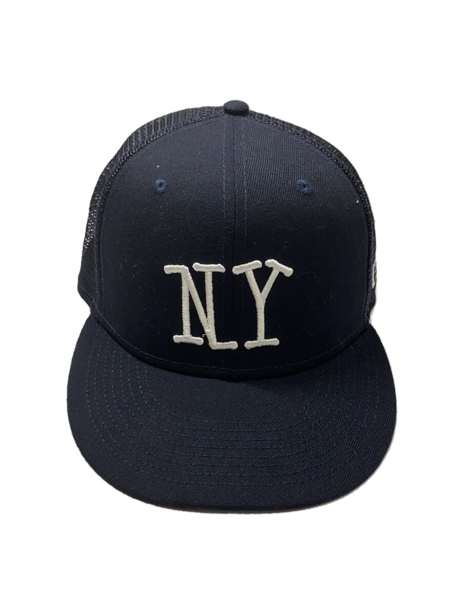 【中古】NEW ERA◆メッシュキャップ/7 3/8/ポリエステル/NVY/無地/メンズ【服飾雑貨他】