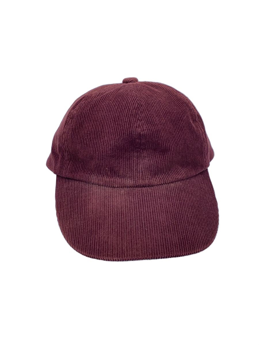 【中古】COMESANDGOES◆キャップ/FREE/コーデュロイ/BRD/無地/メンズ【服飾雑貨他】
