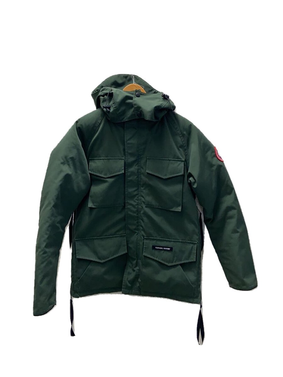 【中古】CANADA GOOSE◆ダウンジャケット/S/ポリエステル/GRN/無地/4078JM R ...