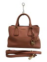 【中古】MICHAEL KORS◆ハンドバッグ/ショルダーバッグ/2way/レザー/PNK/無地/AV-1605【バッグ】