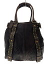 【中古】botkier◆ショルダーバッグ/レザー/BRW【バッグ】