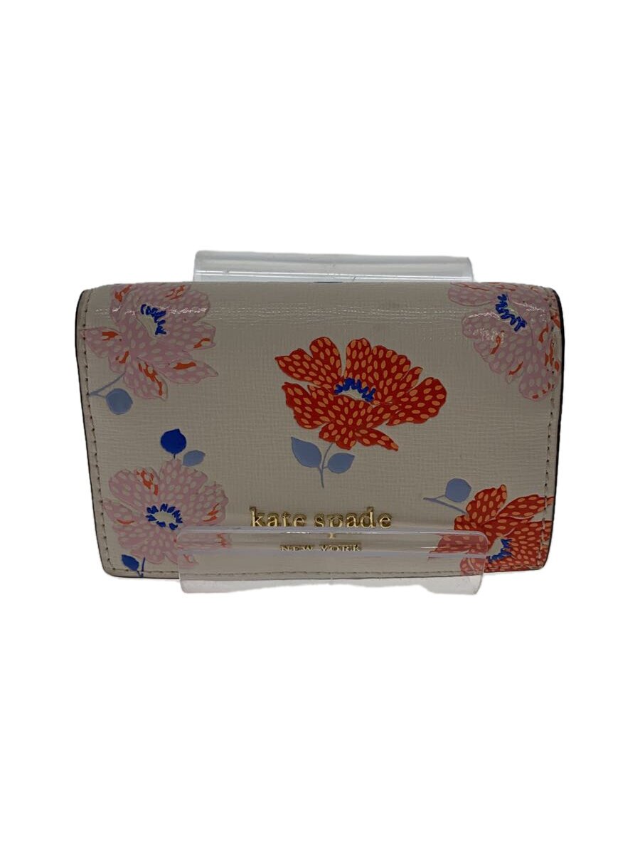 【中古】kate spade new york◆キーケース/レザー/PNK/総柄/レディース/KF906//【服飾雑貨他】