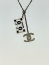 【中古】CHANEL◆カセットテープ/ネックレス/--/カラーストーン/CLR/トップ有/レディース【服飾雑貨他】