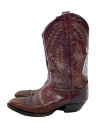 【中古】TONY LAMA◆ウェスタンブーツ/US9.5/BRW/レザー【シューズ】