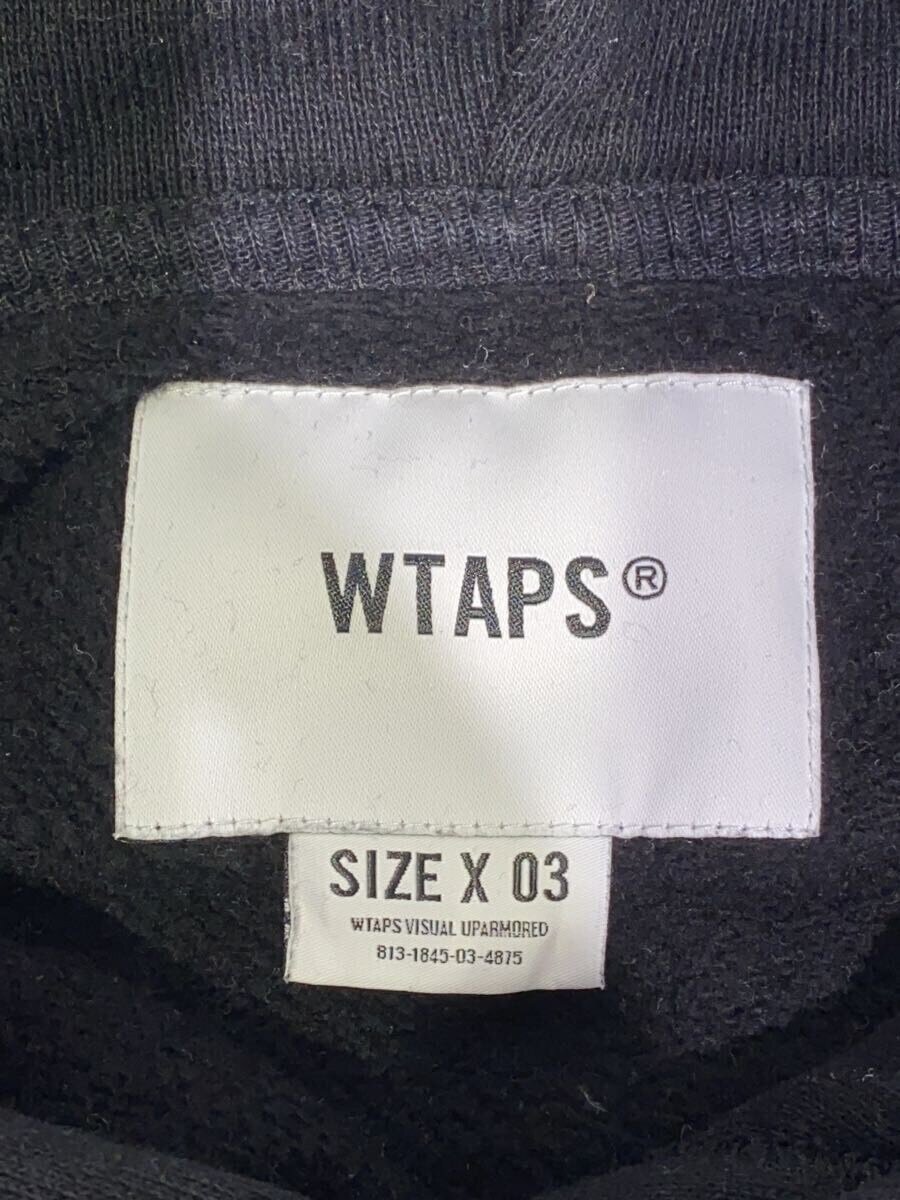 【中古】WTAPS◆22AW ACNE HOODY CTPL TEXTILE/パーカー/コットン/BLK/222ATDT-CSM26【メンズウェア】