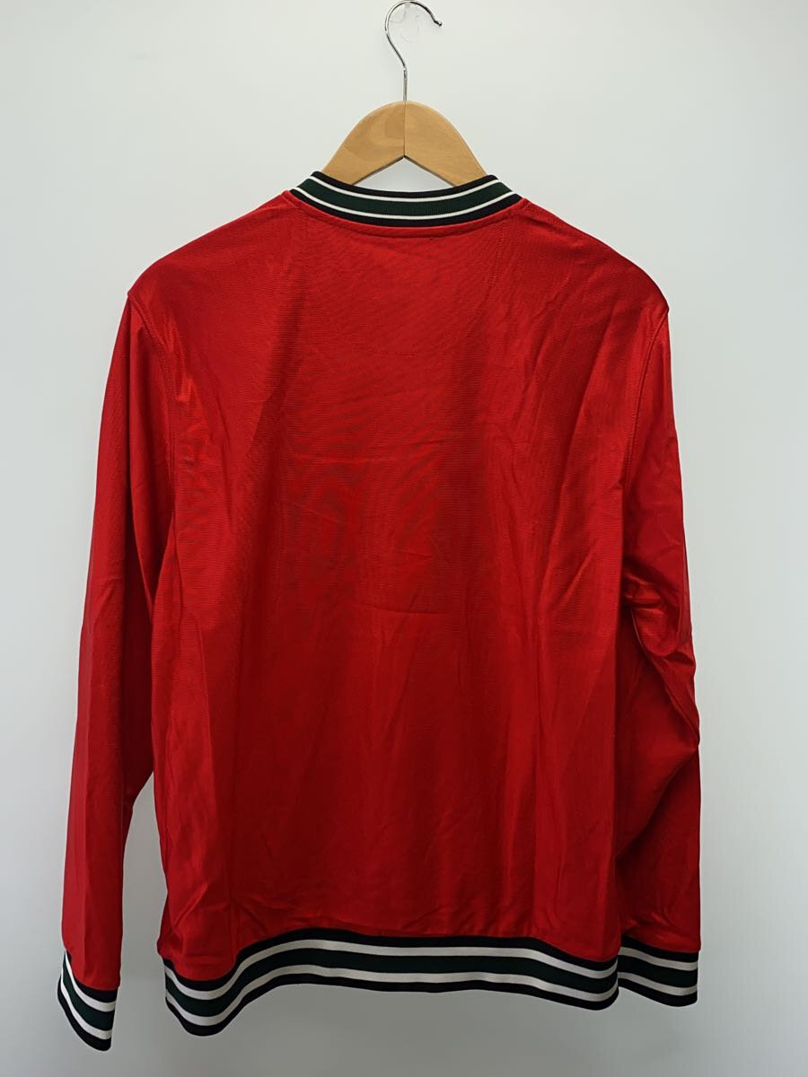 【中古】Supreme◆トップス/M/ナイロン/RED/16AW Baseball Warm Up Top【メンズウェア】