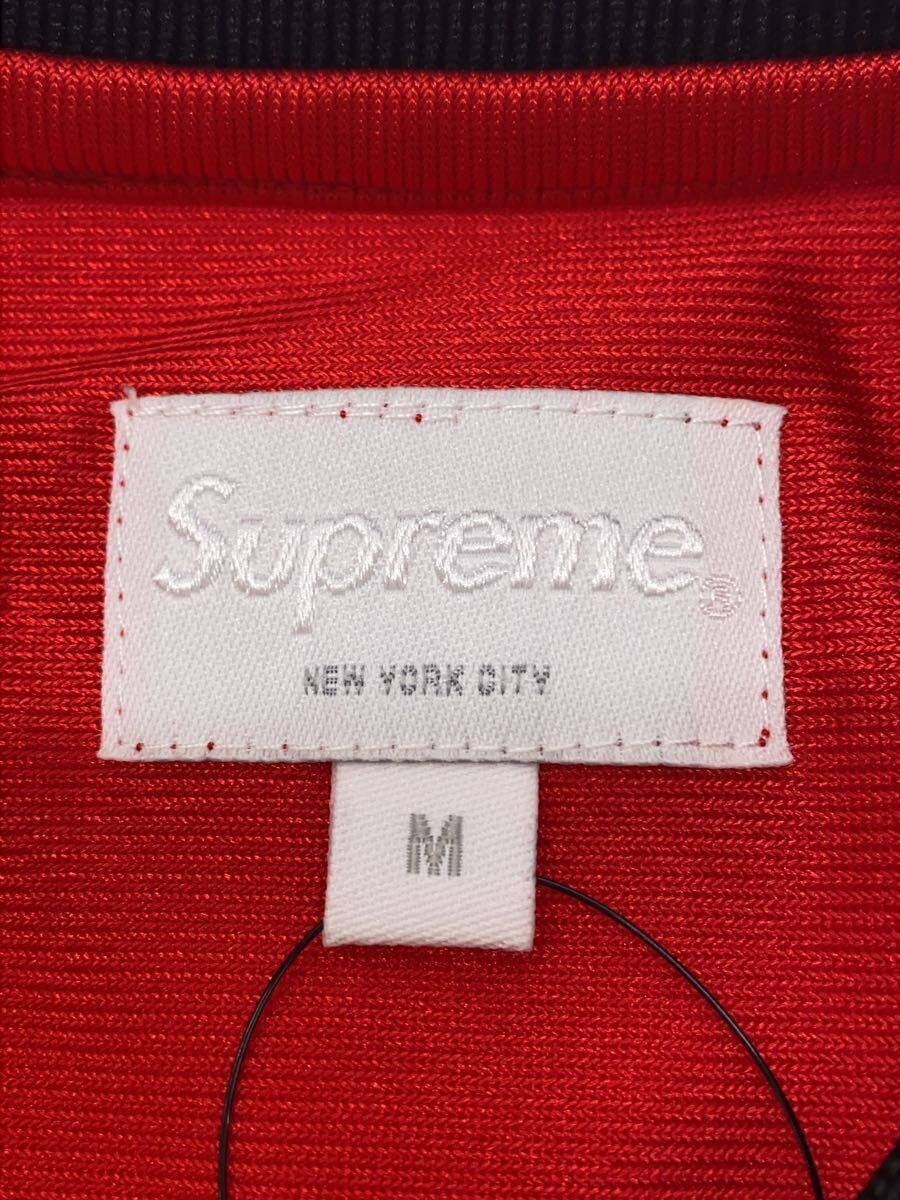 【中古】Supreme◆トップス/M/ナイロン/RED/16AW Baseball Warm Up Top【メンズウェア】