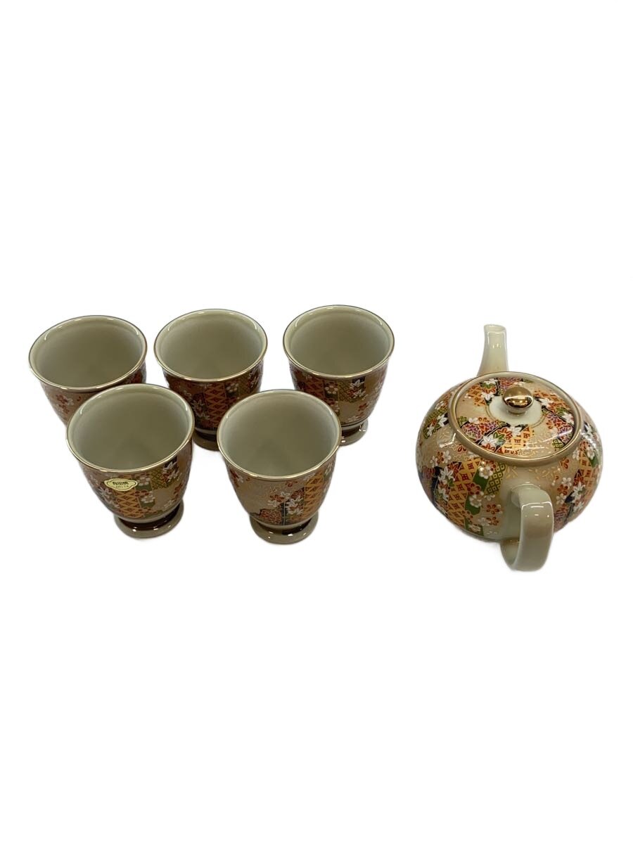 【中古】有田焼◆花みずき/湯呑/6点セット/有田焼//【キッチン用品】