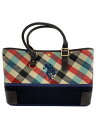 【中古】U.S.POLO ASSN.◆トートバッグ/チェック【バッグ】