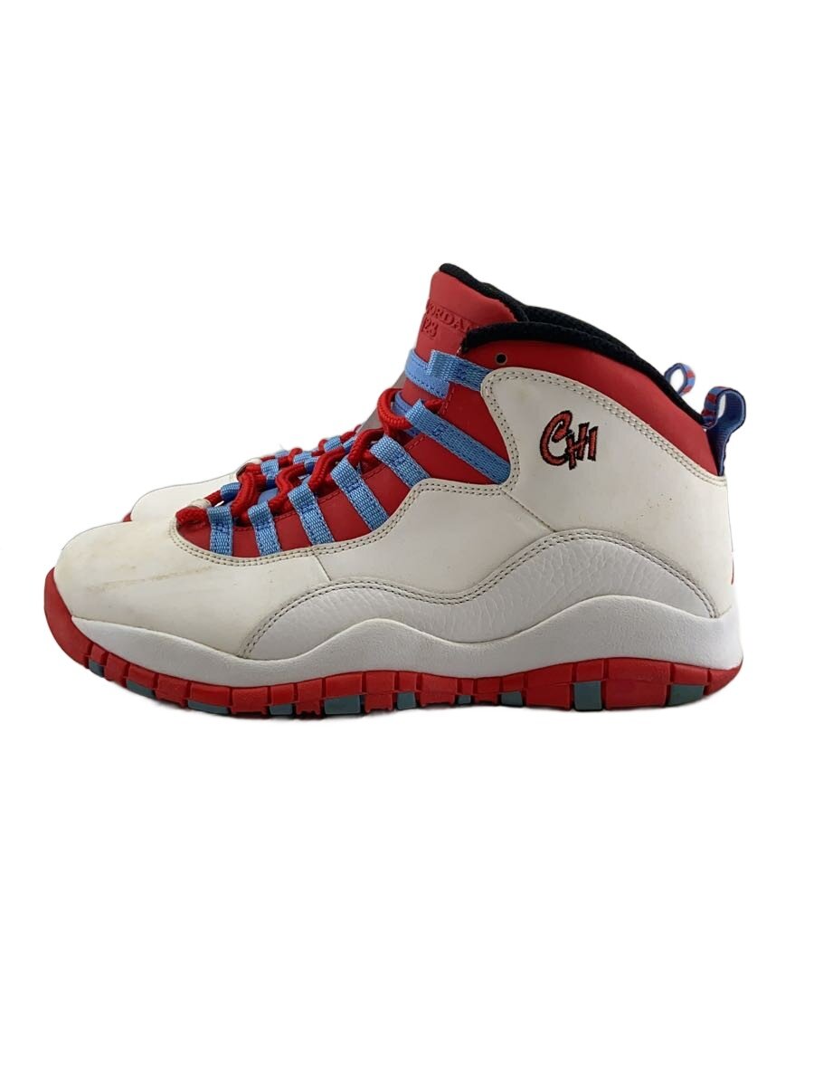 NIKE◆AIR JORDAN 10 RETRO/エアジョーダンレトロ/ホワイト/310805-114/26.5cm/WHT