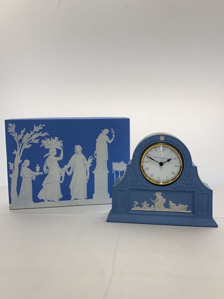 ヴィンテージ　ウェッジウッド　ペールブルー　時計 楽天市場】ウェッジウッド ジャスパーウェア ペールブルー マントル