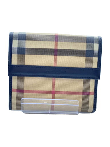 【中古】BURBERRY◆2つ折り財布/ポリエステル/マルチカラー/ストライプ/レディース【服飾雑貨他】 【中古】BURBERRY◆2つ折り財布/ポリエステル/マルチカラー/ストライプ/レディース【服飾雑貨他】