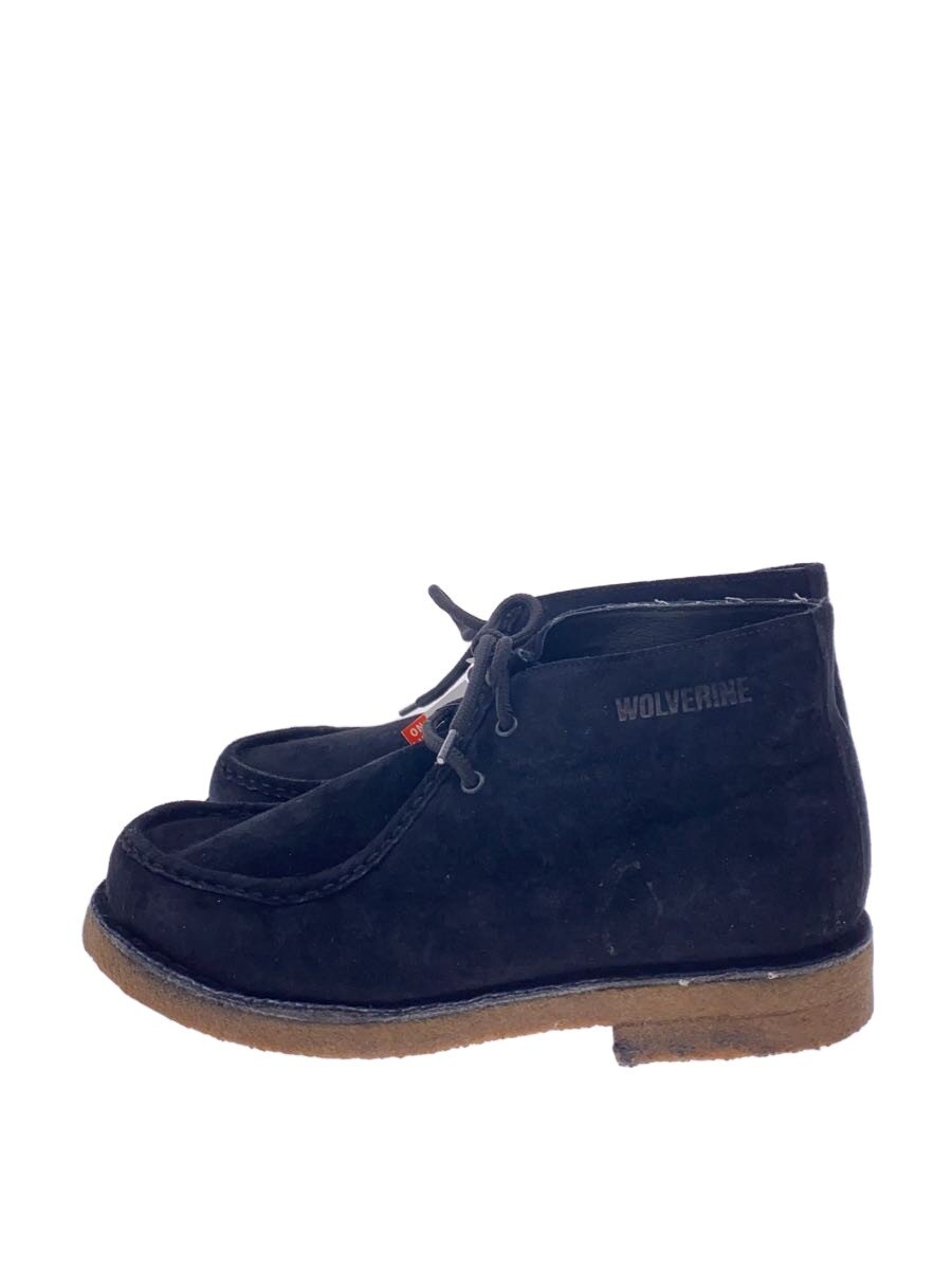 【中古】WOLVERINE◆ブーツ/27cm/BLK/スウェード/wl3804【シューズ】