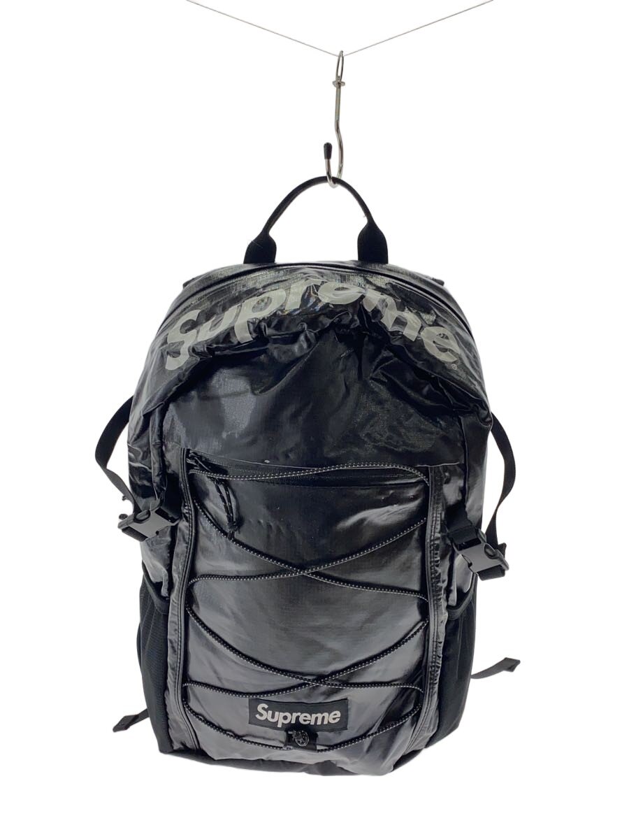 SUPREME - 【中古】Supreme◆リュック/ナイロン/BLK【バッグ】
