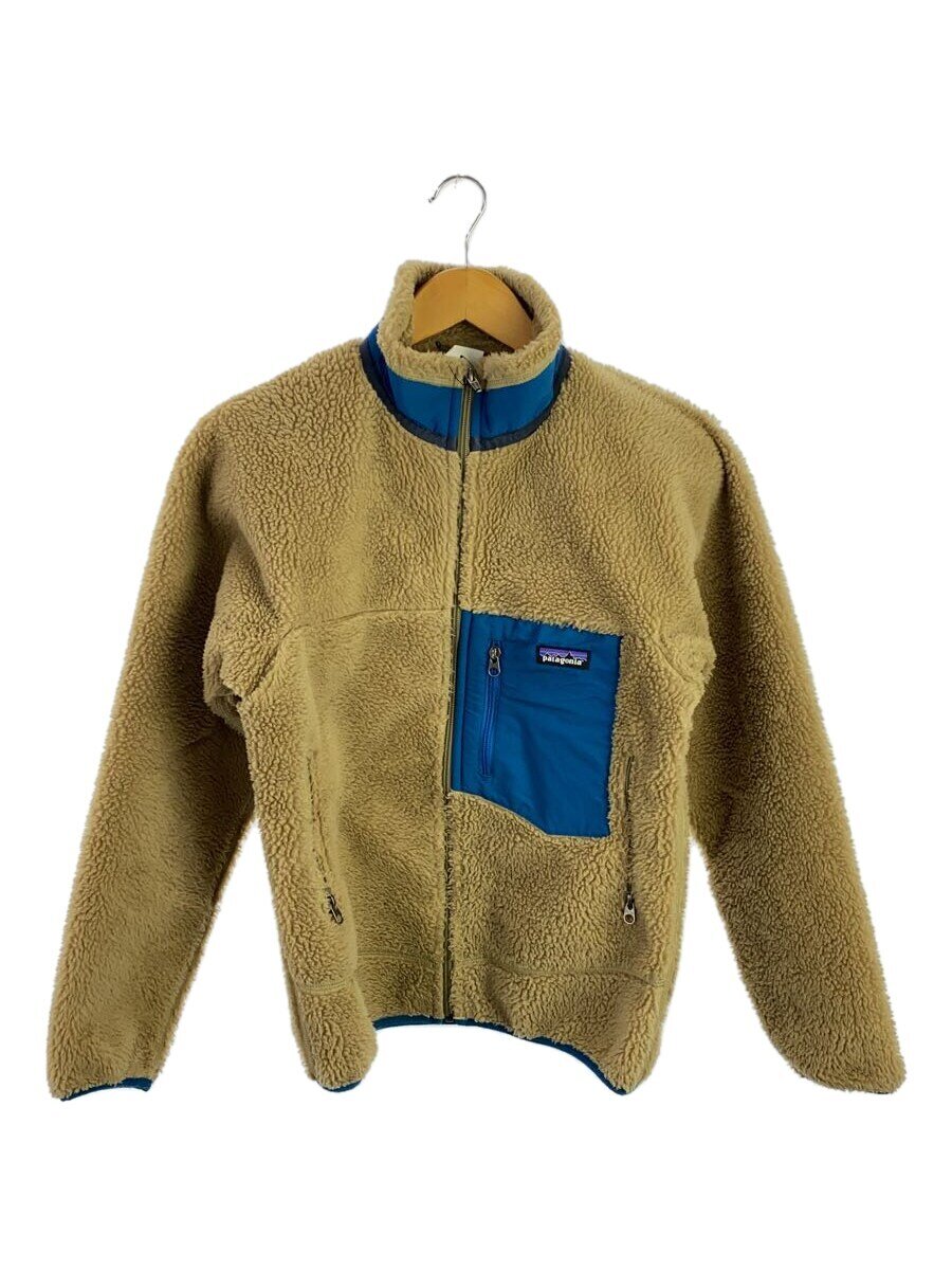 【中古】patagonia◆フリースジャケット/XS/ポリエステル/ベージュ/23055FA15【メンズウェア】