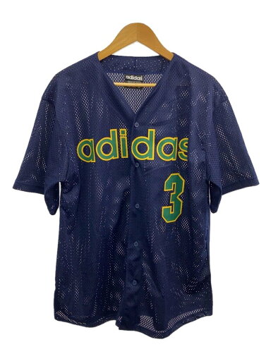 【中古】adidas◆半袖シャツ/M/ポリエステル/NVY【メンズウェア】 【中古】adidas◆半袖シャツ/M/ポリエステル/NVY【メンズウェア】