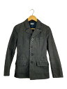 【中古】MIU MIU◆ジャケット/40/コットン/BLK/無地【メンズウェア】
