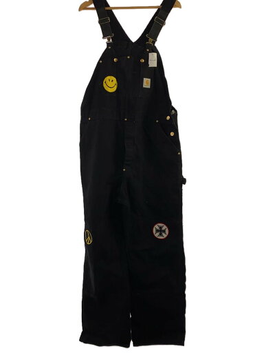 【中古】Carhartt◆オーバーオール/42/コットン/BLK/R01 BLK【メンズウェア】 【中古】Carhartt◆オーバーオール/42/コットン/BLK/R01 BLK【メンズウェア】
