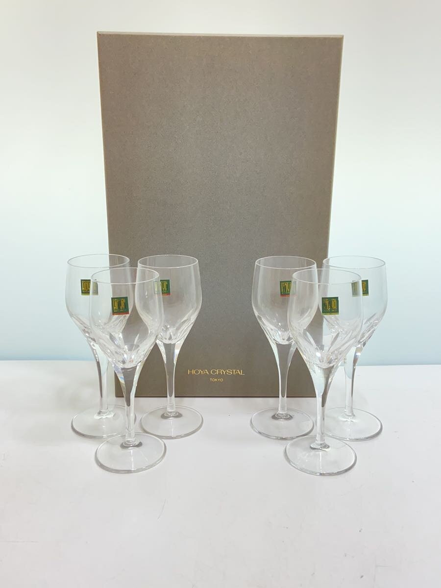 【中古】HOYA◆グラス/6点セット/CLR【キッチン用品】