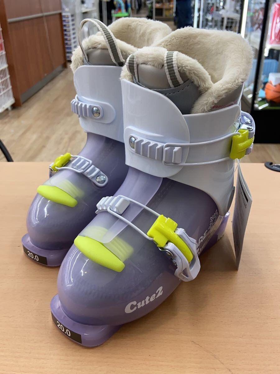 【中古】PURE CONCIOUS/スキーブーツ/ジュニア/20/パープル/紫//【スポーツ】