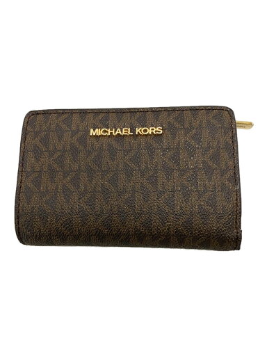 【中古】MICHAEL KORS◆2つ折り財布/レザー/BRW/レディース/35FBGTVF2B【服飾雑貨他】 【中古】MICHAEL KORS◆2つ折り財布/レザー/BRW/レディース/35FBGTVF2B【服飾雑貨他】