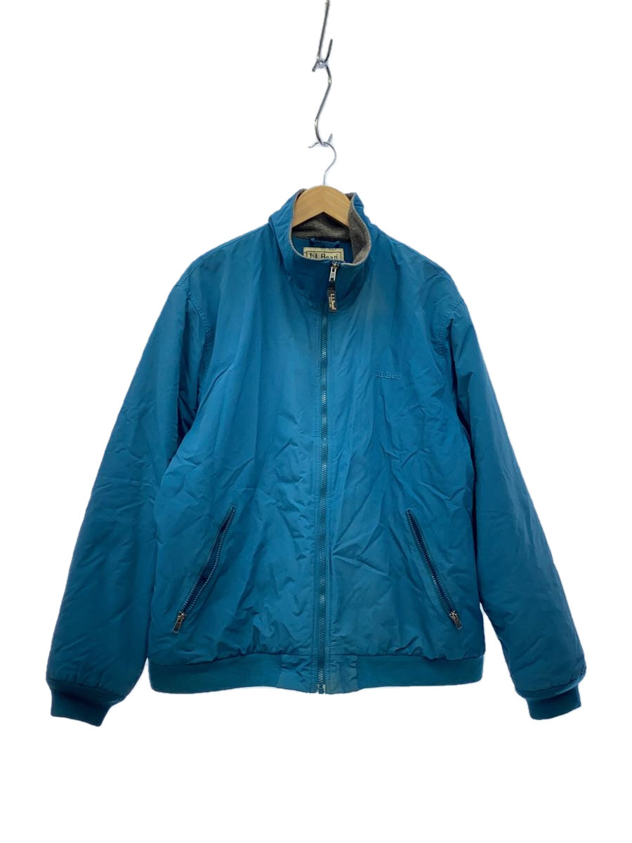 【中古】L.L.Bean◆ジャケット/XL/ナイロン/ターコイズ/ブルー/無地/205107/ウォームアップジャケット【メンズウェア】