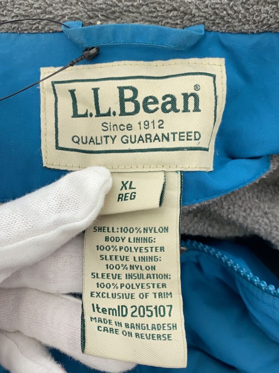 【中古】L.L.Bean◆ジャケット/XL/ナイロン/ターコイズ/ブルー/無地/205107/ウォームアップジャケット【メンズウェア】