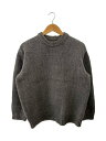 【中古】crepuscule◆ニット・セーター(厚手)/1/コットン/GRY【メンズウェア】(4)