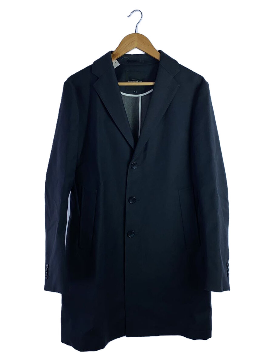 【中古】UNITED ARROWS green label relaxing◆コート/L/ウール/NVY/無地/3125-189-0311【メンズウェア】