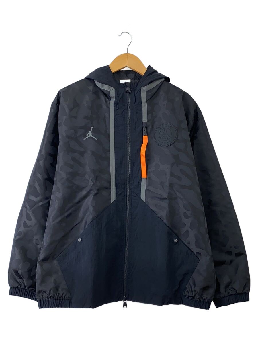 【中古】NIKE◆パリSG×ジョーダン アンセムジャケット/L/ポリエステル/BLK/DZ2908-010//【メンズウェア】