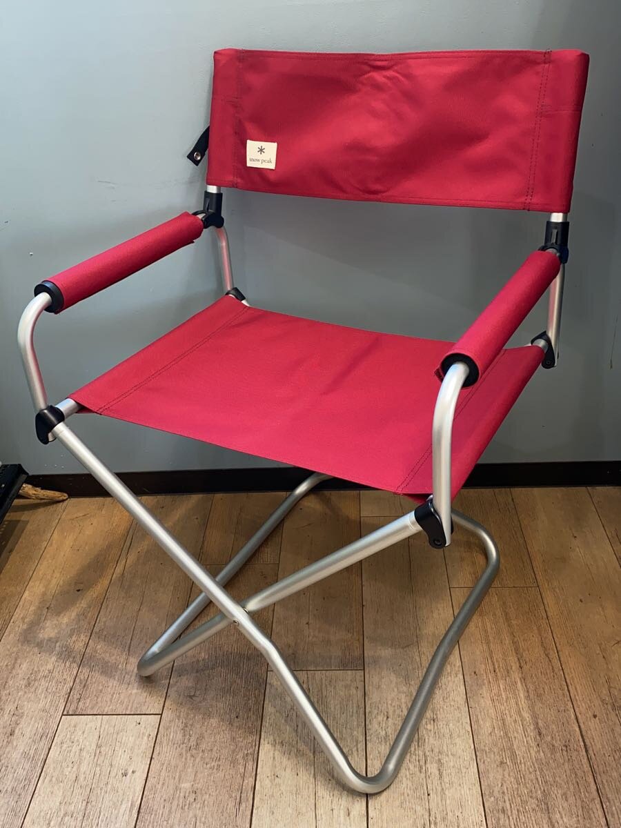 【中古】snow peak◆チェア FDチェアワイド RD LV-077RD/1人用/RED【スポーツ】