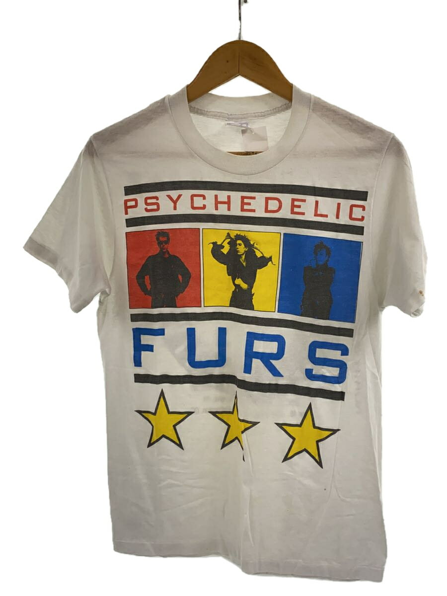 Spring Ford CLASSIC◆PSYCHEDELIC FURS/1987tour/Tシャツ/L/コットン/WHT/汚れ有