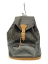 【中古】LOUIS VUITTON◆モンスリ_モノグラム・キャンバス_BRW/PVC/BRW【バッグ】