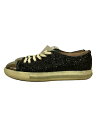 【中古】MIU MIU◆ローカットスニーカー/38/BLK【シューズ】